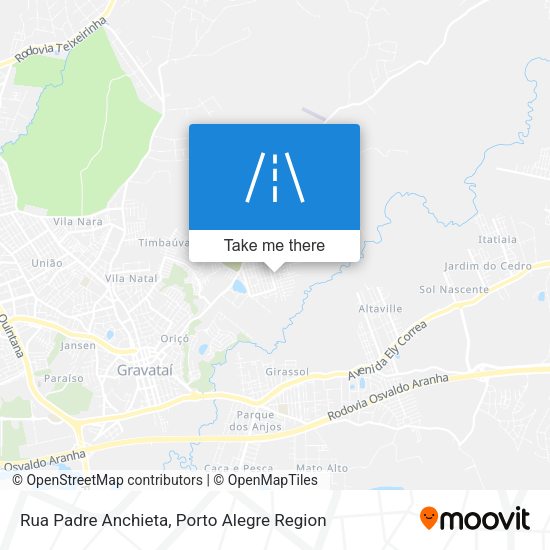 Rua Padre Anchieta map