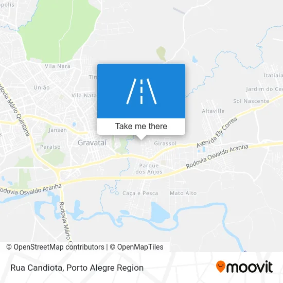 Rua Candiota map