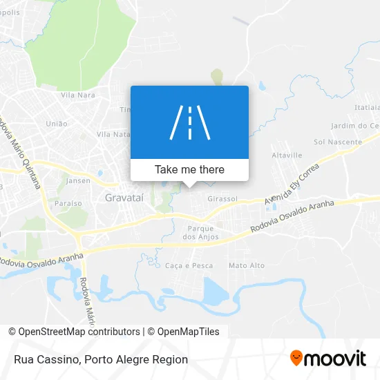 Rua Cassino map