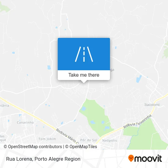 Rua Lorena map
