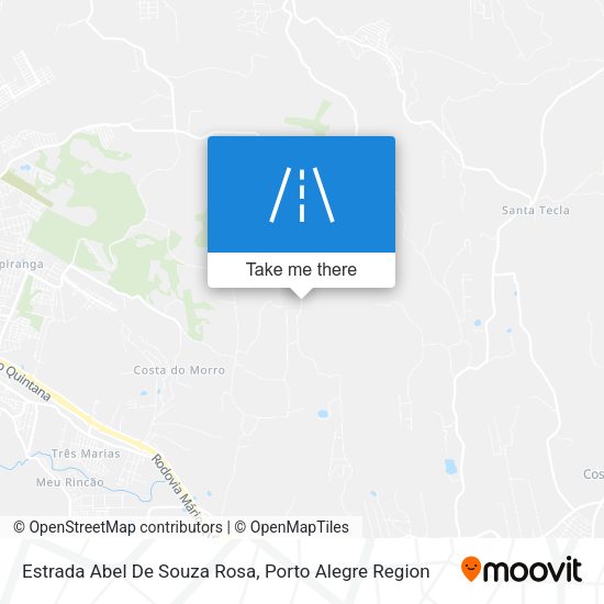 Estrada Abel De Souza Rosa map