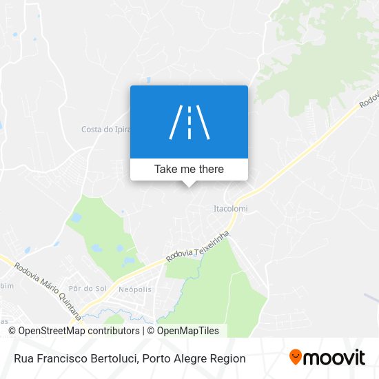 Rua Francisco Bertoluci map