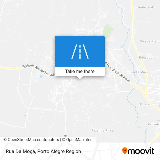 Rua Da Moça map