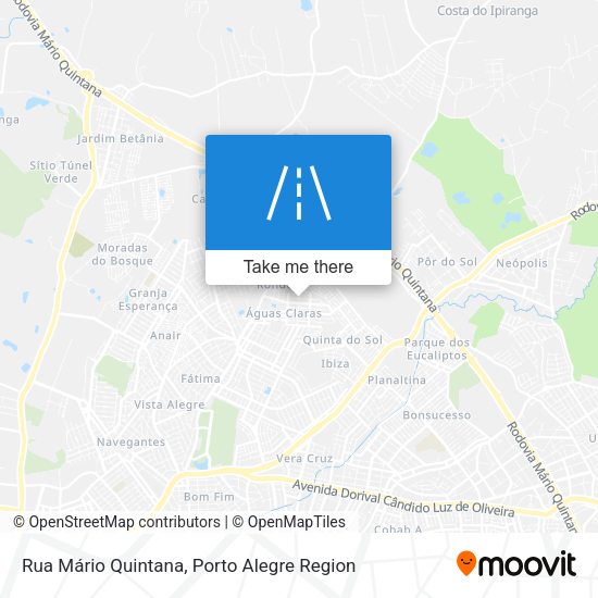 Rua Mário Quintana map