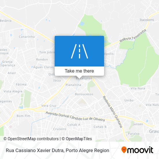 Rua Cassiano Xavier Dutra map