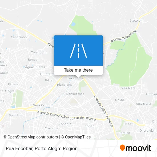 Rua Escobar map