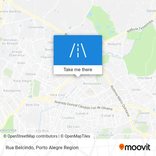 Rua Belcindo map