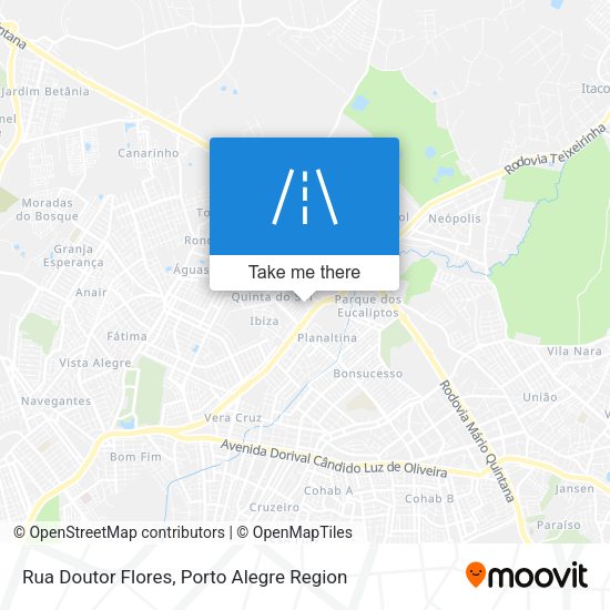 Rua Doutor Flores map