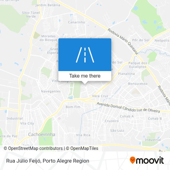 Rua Júlio Feijó map