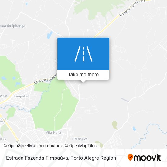 Estrada Fazenda Timbaúva map