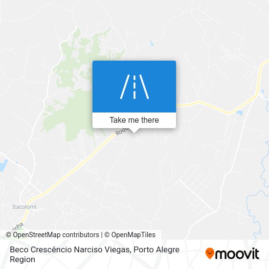 Beco Crescêncio Narciso Viegas map