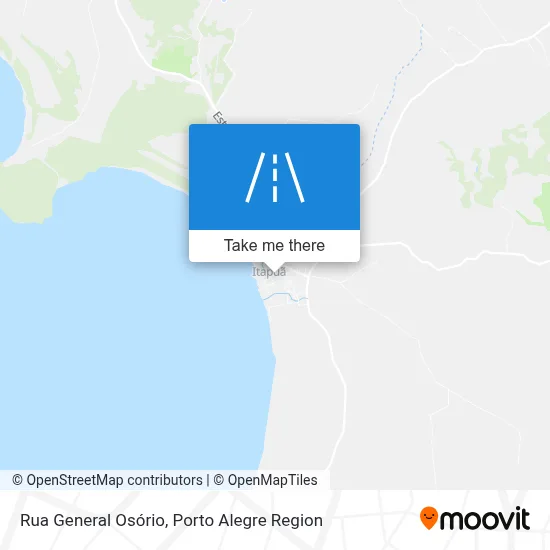 Rua General Osório map