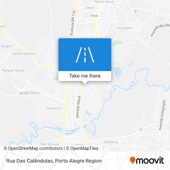 Rua Das Calêndulas map