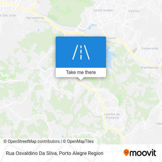Rua Osvaldino Da Silva map