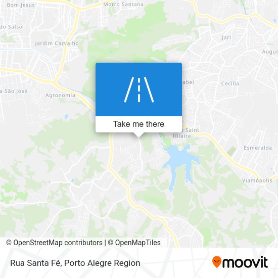 Rua Santa Fé map