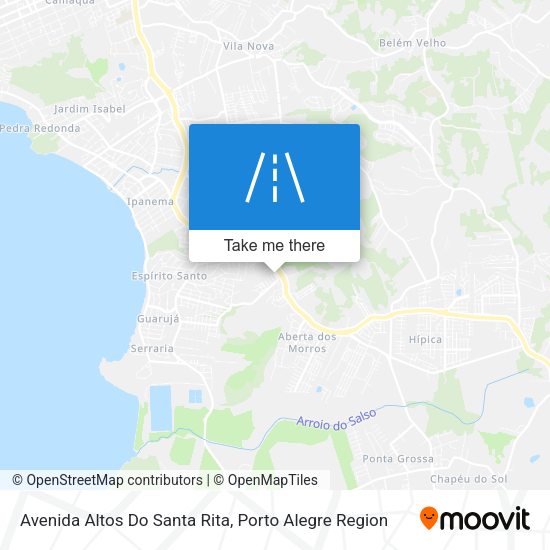 Avenida Altos Do Santa Rita map
