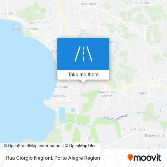 Rua Giorgio Negroni map