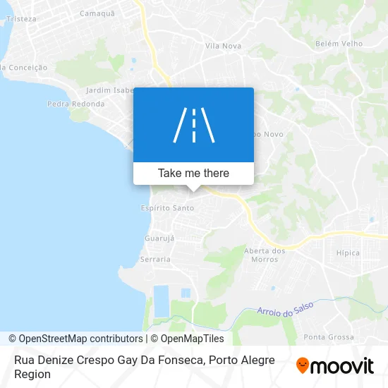 Rua Denize Crespo Gay Da Fonseca map