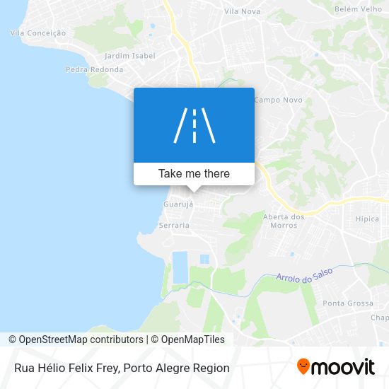 Rua Hélio Felix Frey map