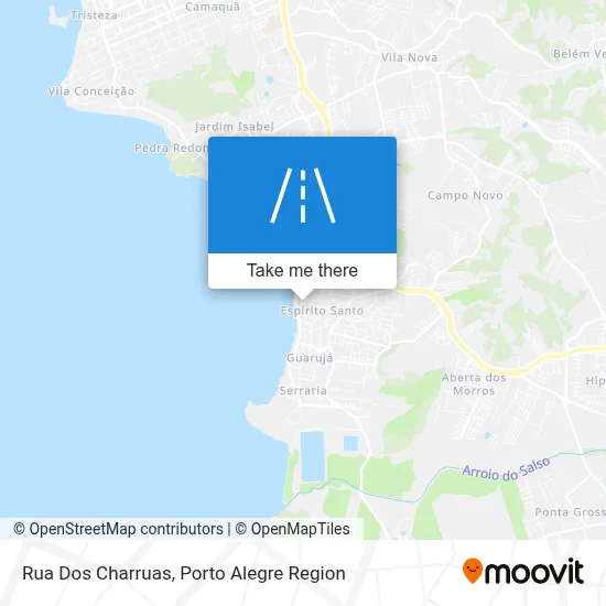Rua Dos Charruas map