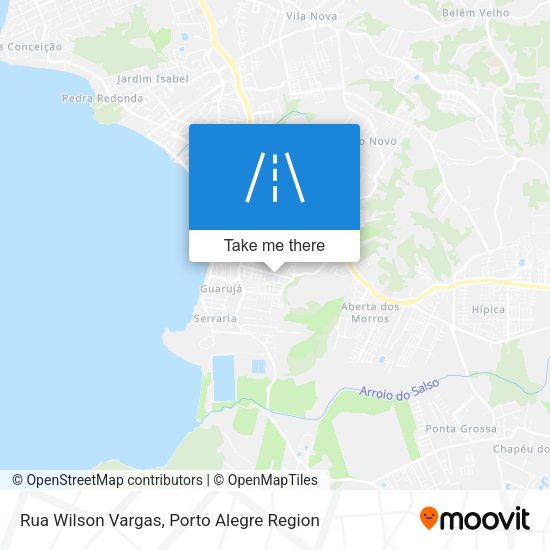 Rua Wilson Vargas map