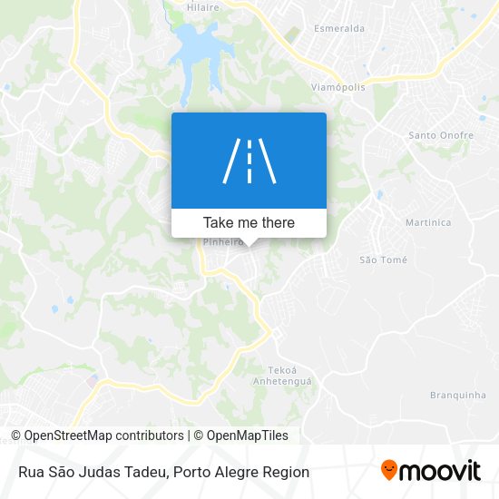 Rua São Judas Tadeu map