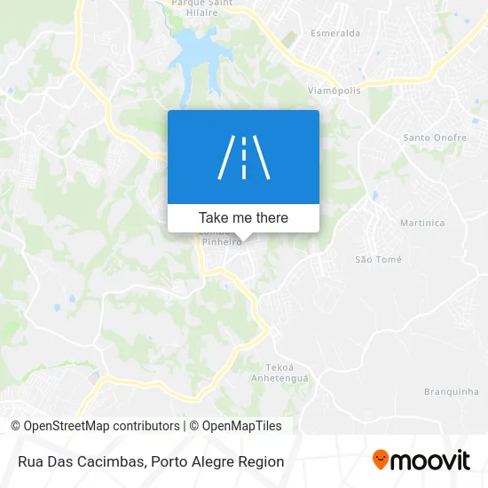 Rua Das Cacimbas map