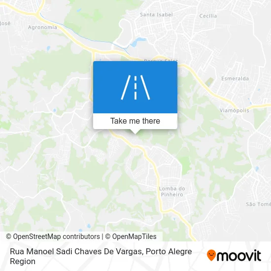 Rua Manoel Sadi Chaves De Vargas map