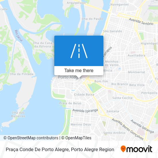 Praça Conde De Porto Alegre map