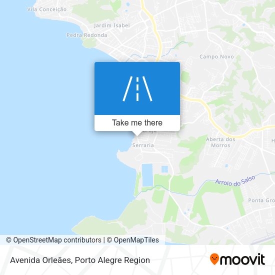 Avenida Orleães map