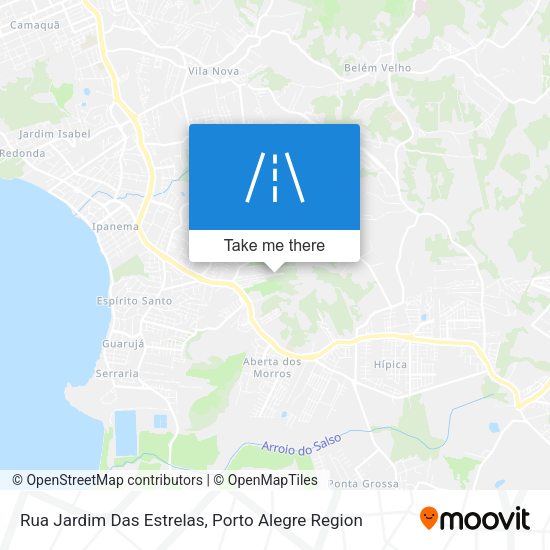 Rua Jardim Das Estrelas map