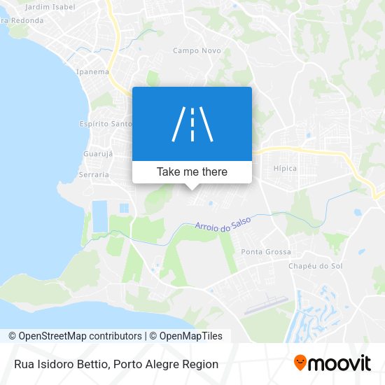 Rua Isidoro Bettio map