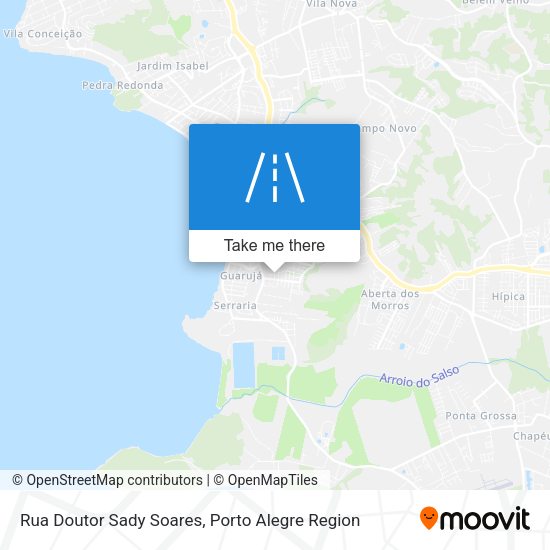 Rua Doutor Sady Soares map