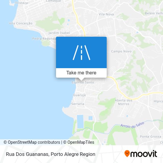 Rua Dos Guananas map