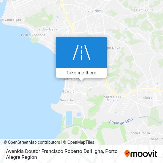 Avenida Doutor Francisco Roberto Dall Igna map