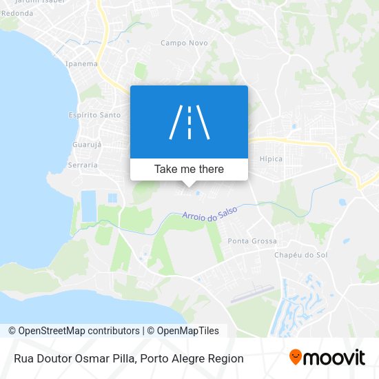 Rua Doutor Osmar Pilla map