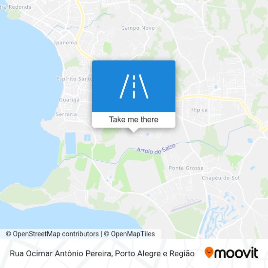Rua Ocimar Antônio Pereira map