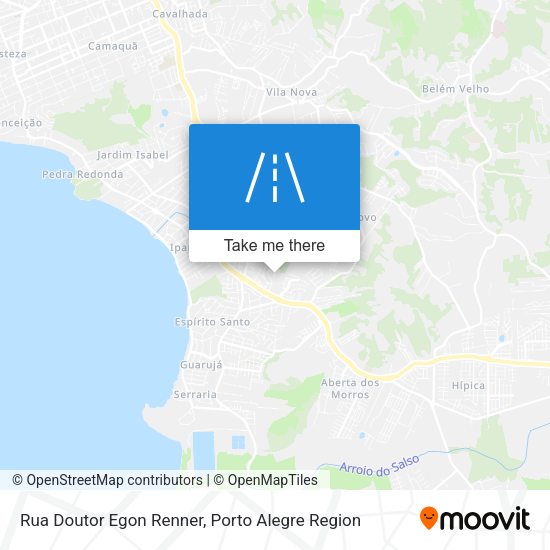 Rua Doutor Egon Renner map