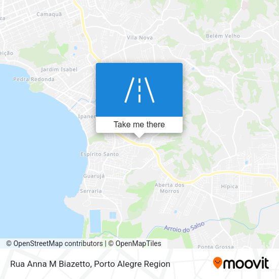 Rua Anna M Biazetto map