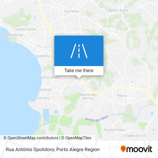 Rua Antônio Spolidoro map