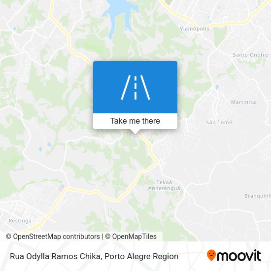 Rua Odylla Ramos Chika map