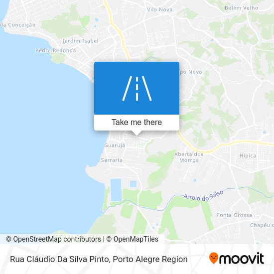Rua Cláudio Da Silva Pinto map