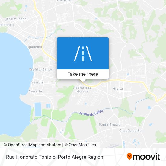 Rua Honorato Toniolo map
