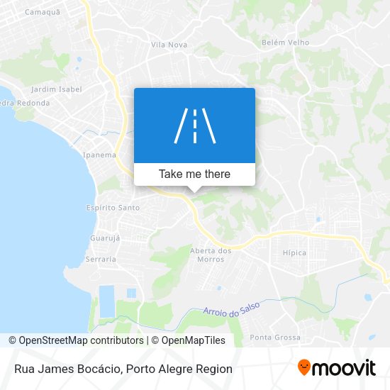 Rua James Bocácio map