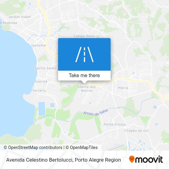 Avenida Celestino Bertolucci map