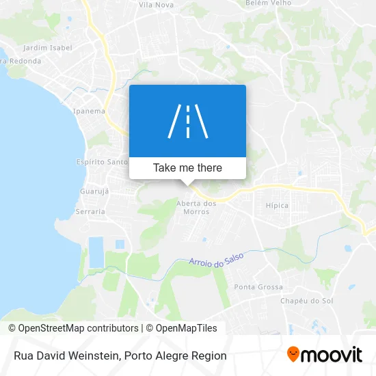 Rua David Weinstein map