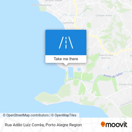 Rua Adão Luiz Corrêa map