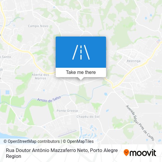Rua Doutor Antônio Mazzaferro Neto map