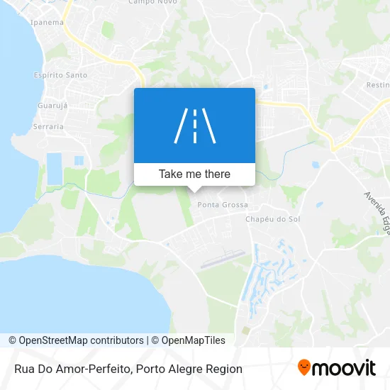 Rua Do Amor-Perfeito map