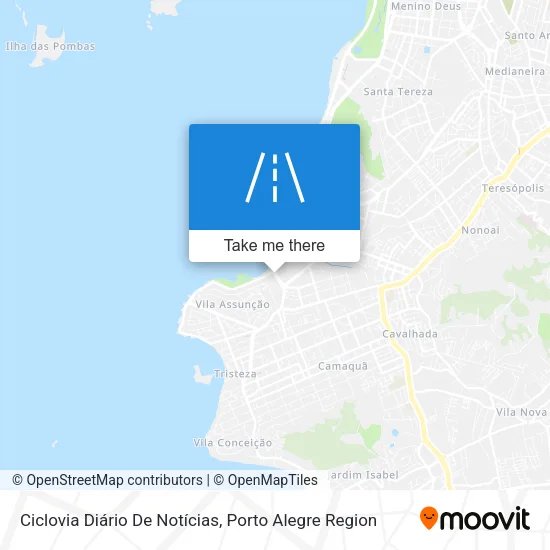 Ciclovia Diário De Notícias map